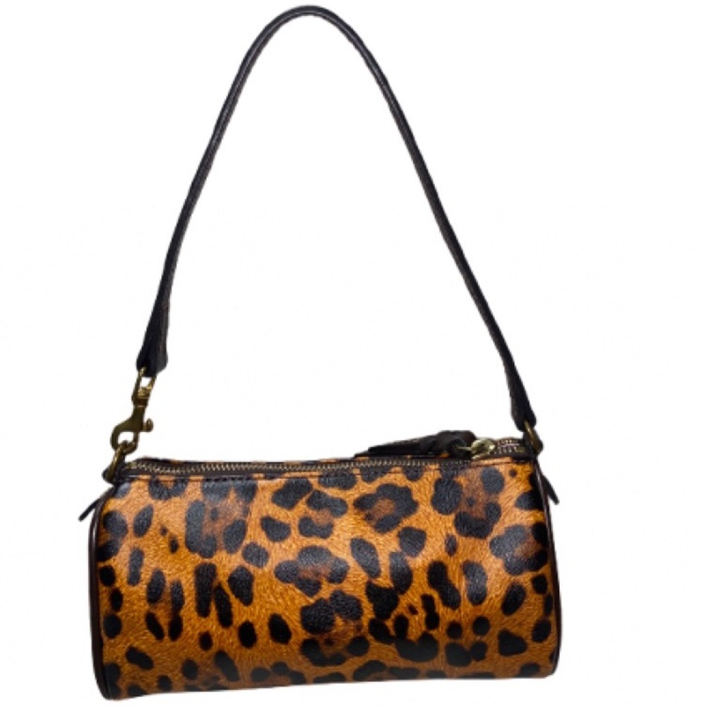 Dooney & Bourke RARE  Leopard Print mini Barrel Shoulder Bag - NWOT with COA - Picture 2 of 7